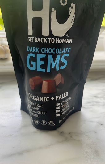 Hu, Hu Organic Snacking & Baking Dark Chocolate Gems 9 oz, barcode: 0850180006756, has 0 potentially harmful, 0 questionable, and
    1 added sugar ingredients.