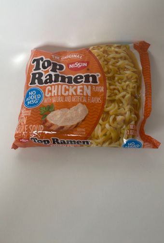 Nissin Foods Usa Co Inc, NISSIN, TOP RAMEN, RAMEN NOODLE SOUP, CHICKEN, barcode: 0070662010037, has 5 potentially harmful, 5 questionable, and
    1 added sugar ingredients.