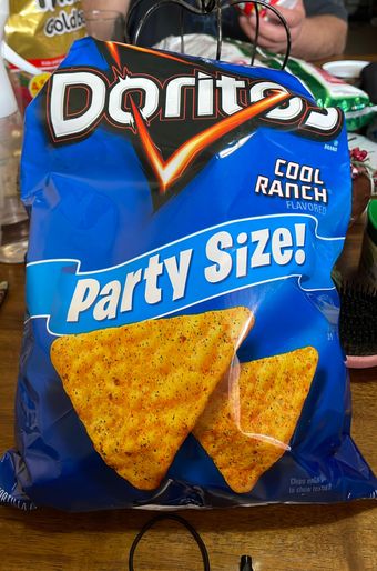 Doritos , Doritos Flavored Tortilla Chips Cool Ranch 14 1/2 Oz, barcode: 0028400517775, has 8 potentially harmful, 6 questionable, and
    3 added sugar ingredients.
