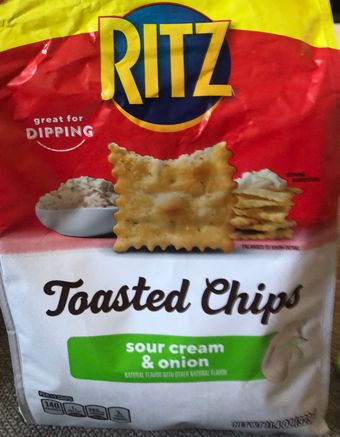 Nabisco Biscuit Company, SOUR CREAM & ONION TOASTED CHIPS, SOUR CREAM & ONION, barcode: 0044000057343, has 3 potentially harmful, 7 questionable, and
    2 added sugar ingredients.