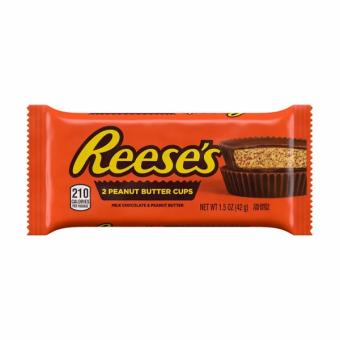 The Hershey Company, MILK CHOCOLATE PEANUT BUTTER CUPS, CHOCOLATE, barcode: 0034000431465, has 2 potentially harmful, 4 questionable, and
    2 added sugar ingredients.