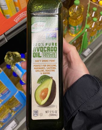 Simply Nature, Simply Nature Avocado Oil, barcode: 4061463568113, has 0 potentially harmful, 0 questionable, and
    0 added sugar ingredients.