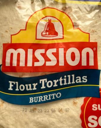 Mission Foods Inc , FLOUR LARGE BURRITO TORTILLAS, FLOUR, barcode: 0073731004197, has 1 potentially harmful, 3 questionable, and
1 added sugar ingredients.