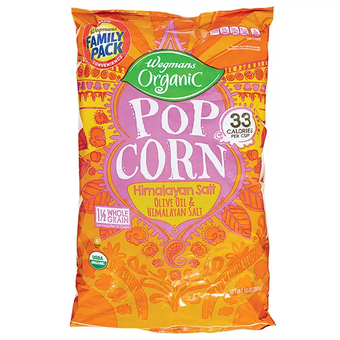 Wegmans Food Markets, Inc., Wegmans Organic Popcorn, Olive Oil & Himalayan Salt, Family Pack, barcode: 0778904035940, has 0 potentially harmful, 0 questionable, and
    0 added sugar ingredients.