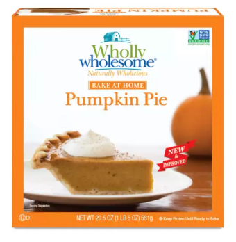 Wholly Wholesome, Pumpkin Pie, barcode: 0074677081242, has 0 potentially harmful, 1 questionable, and
    1 added sugar ingredients.