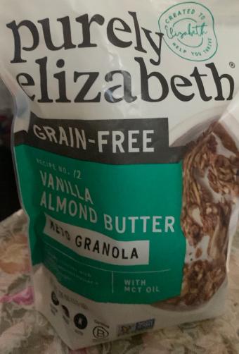 Purely Elizabeth , Purely Elizabeth Vanilla Almond Granola, barcode: 0810589031773, has 0 potentially harmful, 0 questionable, and
    1 added sugar ingredients.