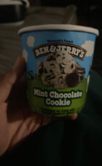 Ben & Jerry's Homemade Inc., MINT CHOCOLATE COOKIE PEPPERMINT ICE CREAM WITH CHOCOLATE SANDWICH COOKIES, MINT CHOCOLATE COOKIE, barcode: 0076840100040, has 1 potentially harmful, 4 questionable, and
    1 added sugar ingredients.