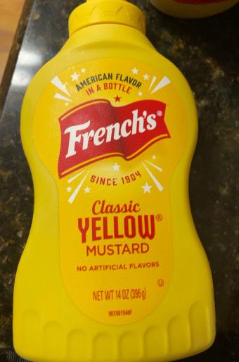 Mccormick & Company, Inc., CLASSIC YELLOW MUSTARD, CLASSIC YELLOW, barcode: 0041500000251, has 0 potentially harmful, 1 questionable, and
0 added sugar ingredients.