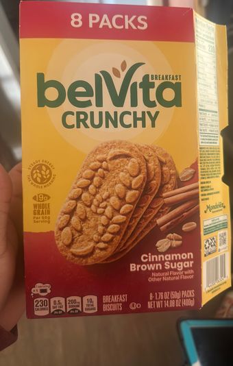 Belvita, belVita Breakfast Biscuits 8 ea, barcode: 0044000063245, has 1 potentially harmful, 4 questionable, and
    4 added sugar ingredients.