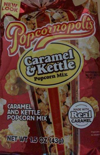 Popcornopolis Llc, Caramel And Kettle Popcorn Mix, Caramel And Kettle, barcode: 0857496006173, has 0 potentially harmful, 3 questionable, and
    3 added sugar ingredients.