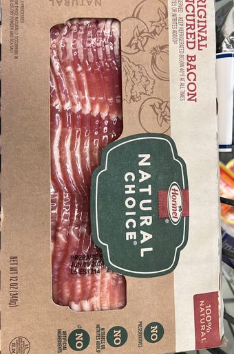 Hormel Foods Corporation, ORIGINAL UNCURED BACON, barcode: 0037600445955, has 0 potentially harmful, 0 questionable, and
    1 added sugar ingredients.