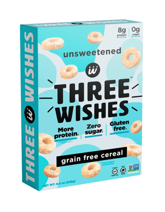 Three Wishes Foods Inc., THREE WISHES UNSWEETENED GRAIN FREE CEREAL, barcode: 0860002152400, has 0 potentially harmful, 0 questionable, and
    0 added sugar ingredients.