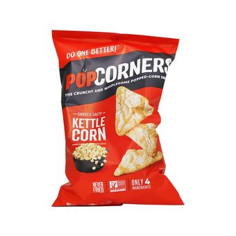 Medora Snacks Llc, SWEET & SALTY KETTLE CORN THE CRUNCHY AND WHOLESOME POPPED-CORN SNACK, SWEET & SALTY KETTLE CORN, barcode: 0810607020710, has 0 potentially harmful, 1 questionable, and
1 added sugar ingredients.