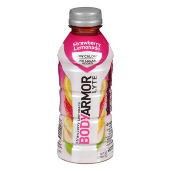 Bodyarmor, Bodyarmor Lyte Sports Drink Strawberry Lemonade 12oz, 8ct, barcode: 0850009942395, has 0 potentially harmful, 7 questionable, and
0 added sugar ingredients.