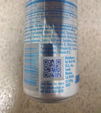 Red Bull North America, Inc., Sugar Free Red Bull, barcode: 0611269716467, has 3 potentially harmful, 2 questionable, and
0 added sugar ingredients.