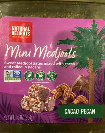 Bard Valley Medjool Date Growers Association, CACAO WITH PECANS MEDJOOL DATE ROLLS, CACAO WITH PECANS, barcode: 0097923000606, has 0 potentially harmful, 0 questionable, and
    0 added sugar ingredients.