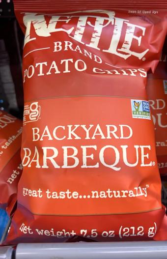 Kettle, Backyard barbeque, barcode: 0084114902009, has 3 potentially harmful, 4 questionable, and
    2 added sugar ingredients.