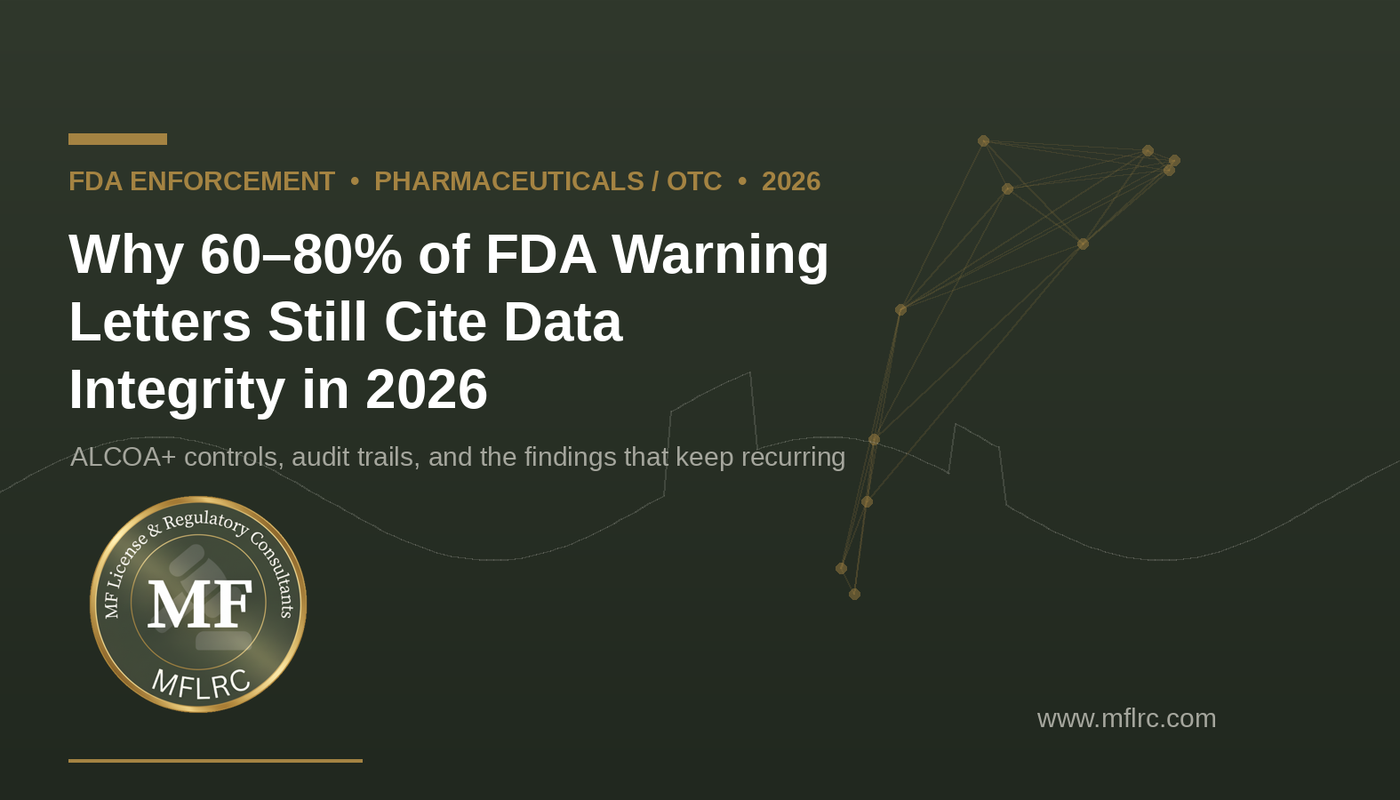 Why 60-80% of FDA Warning Letters Still Cite Data Integrity in 2026