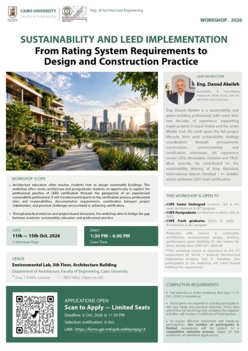 Sustainability And LEED Implementation: From Rating System Requirements to Design and Construction