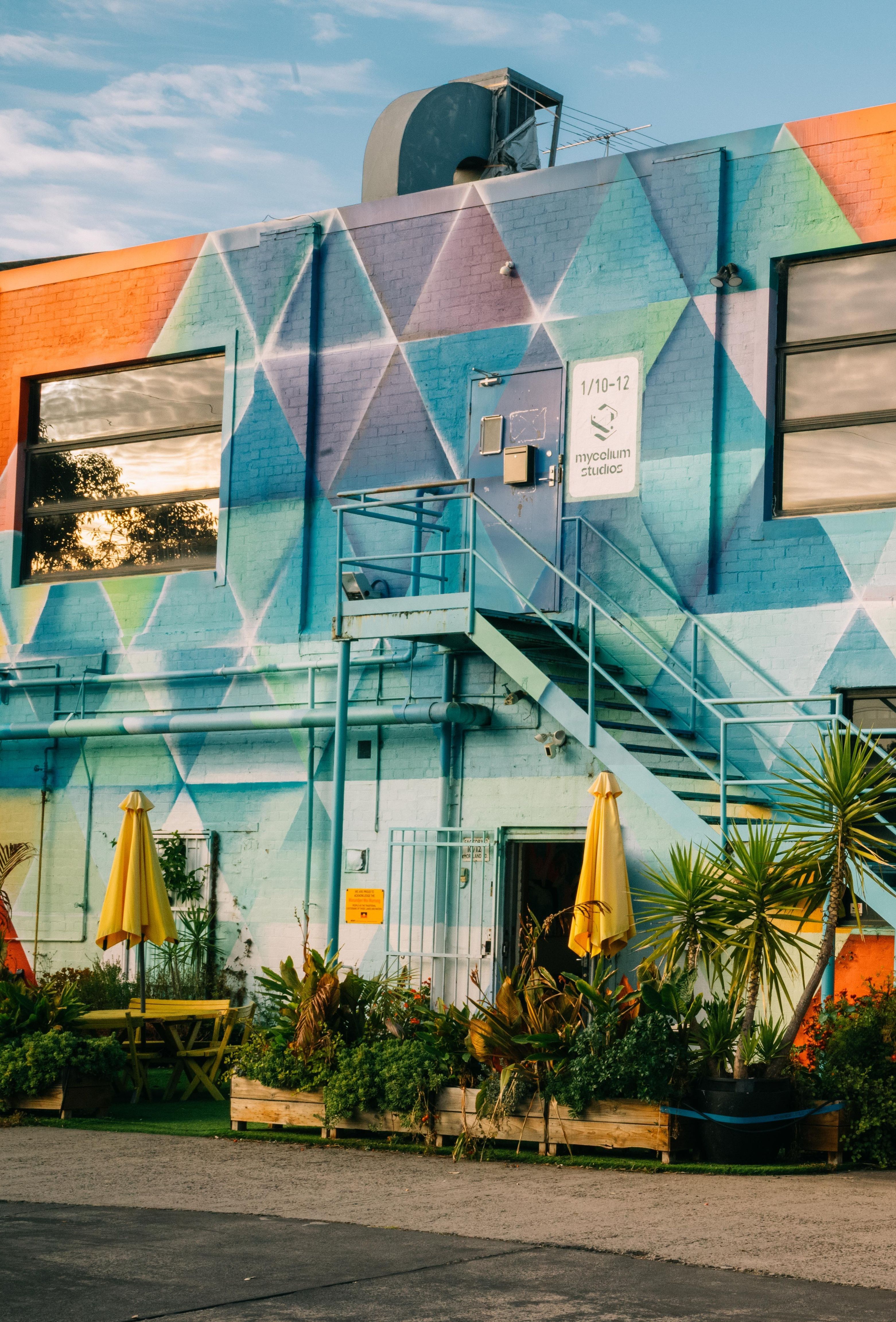 The colourful CoParadiso building