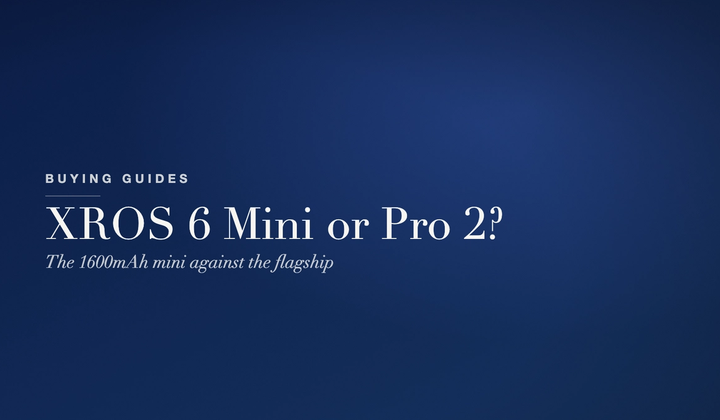 Vaporesso XROS 6 Mini and XROS Pro 2 pod kits compared