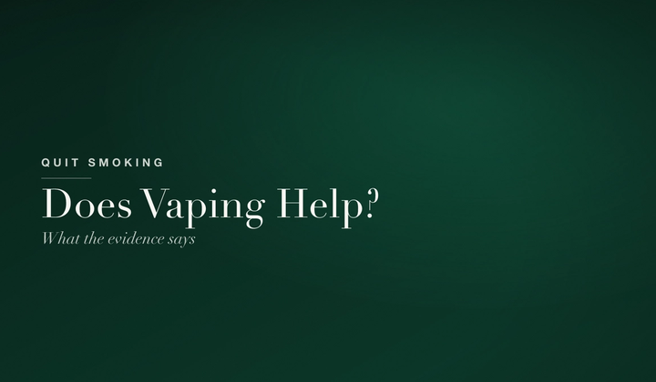 Does Vaping Help You Quit Smoking? What the Evidence Says