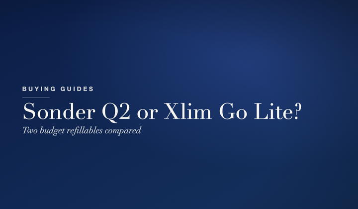 Buying Guides - Geekvape Sonder Q2 and OXVA Xlim Go Lite budget pod kits compared