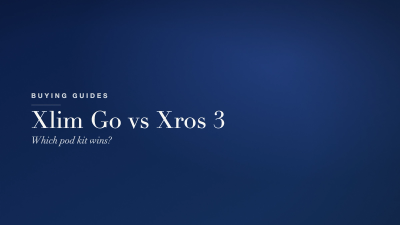 OXVA Xlim Go vs Vaporesso Xros 3 — Which Pod Kit Wins?
