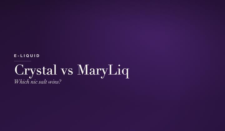 E-Liquid — SKE Crystal vs Lost Mary MaryLiq: which nic salt should you buy?