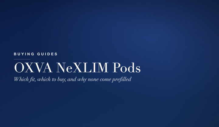 Buying Guides - OXVA NeXLIM pods explained, which fit and which to buy