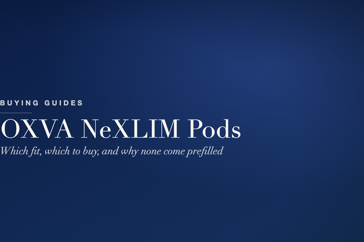 OXVA NeXLIM Pods Explained: Refillable, Prefilled, and Which Ones Fit
