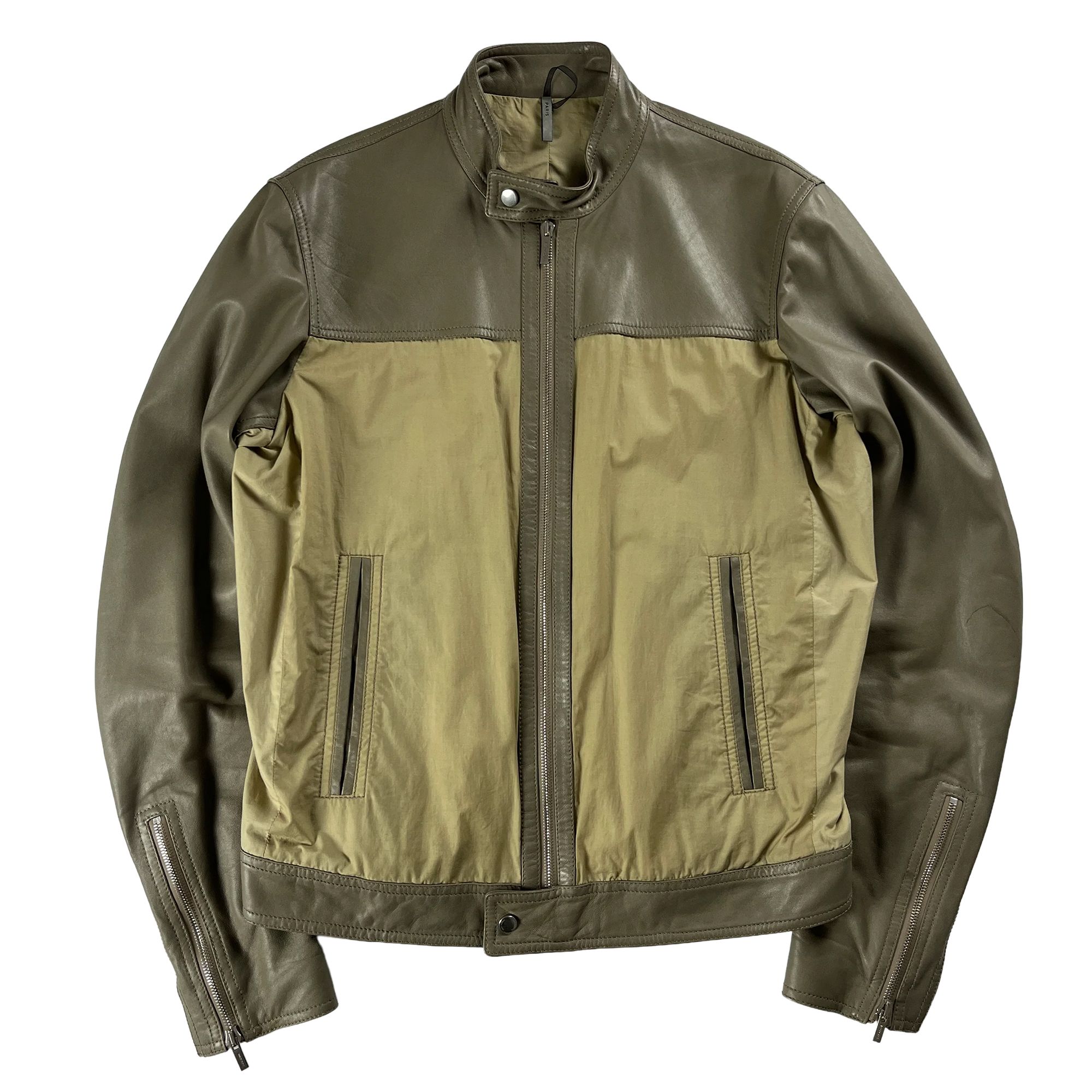 Dior Homme Kris Van Assche Sample Leather Jacket FW 2015 - M