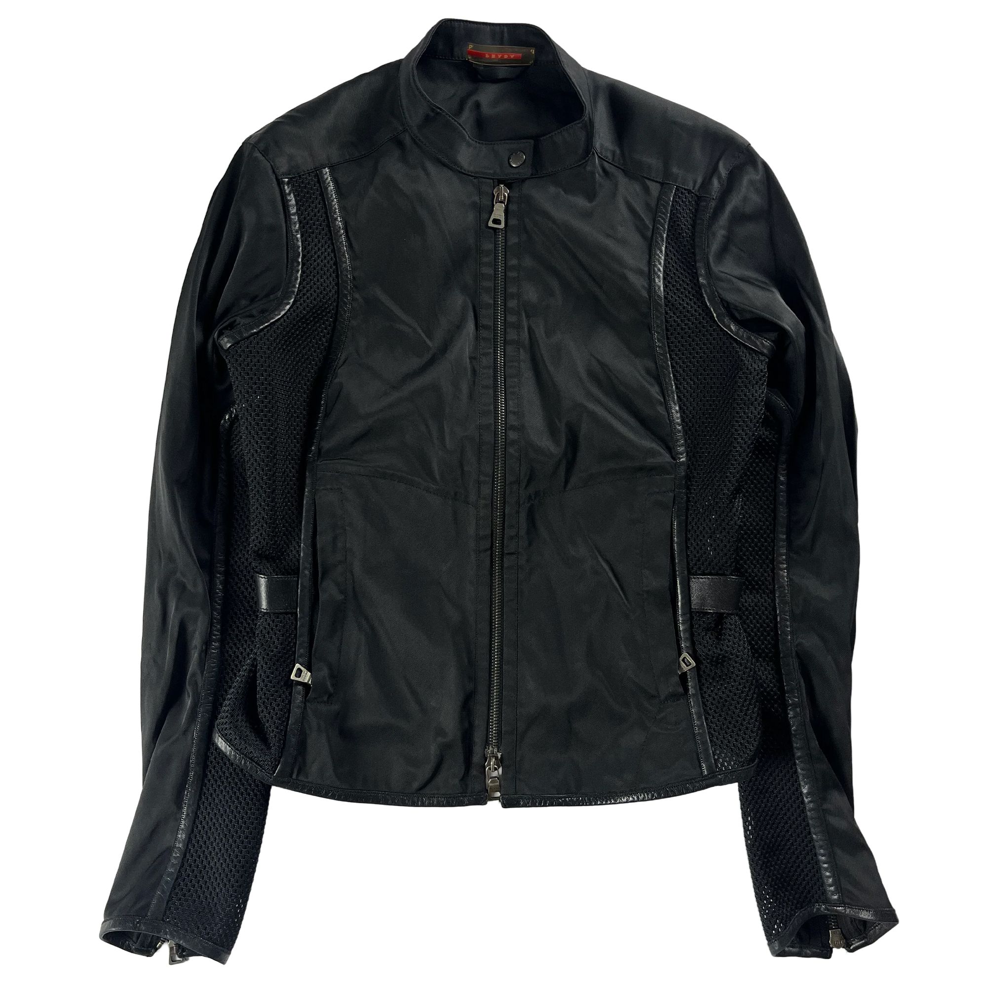 Prada Mesh Leather Light Jacket SS 2000 - S