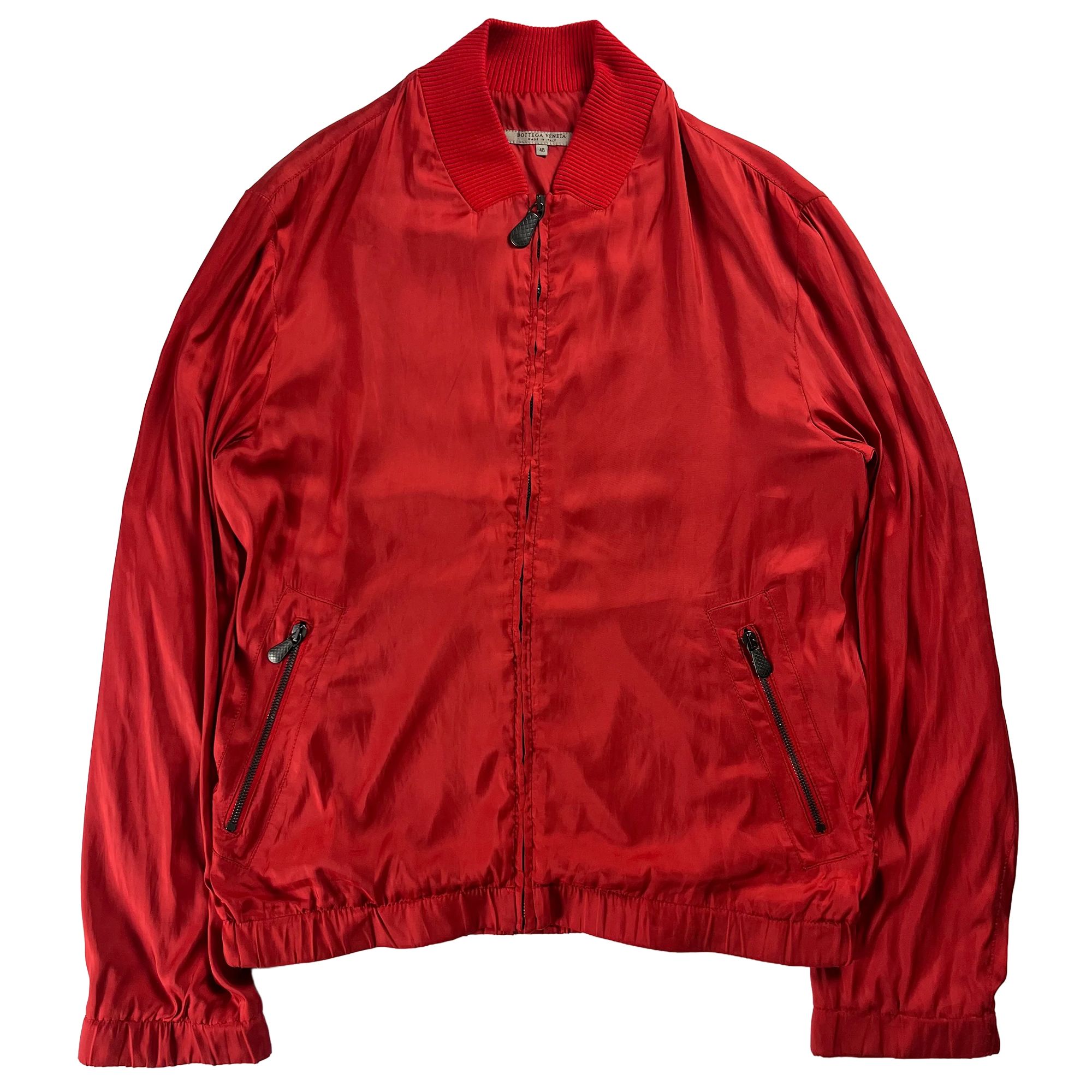 Bottega Veneta Orange Sunlight Silk Jacket SS 2010 - M