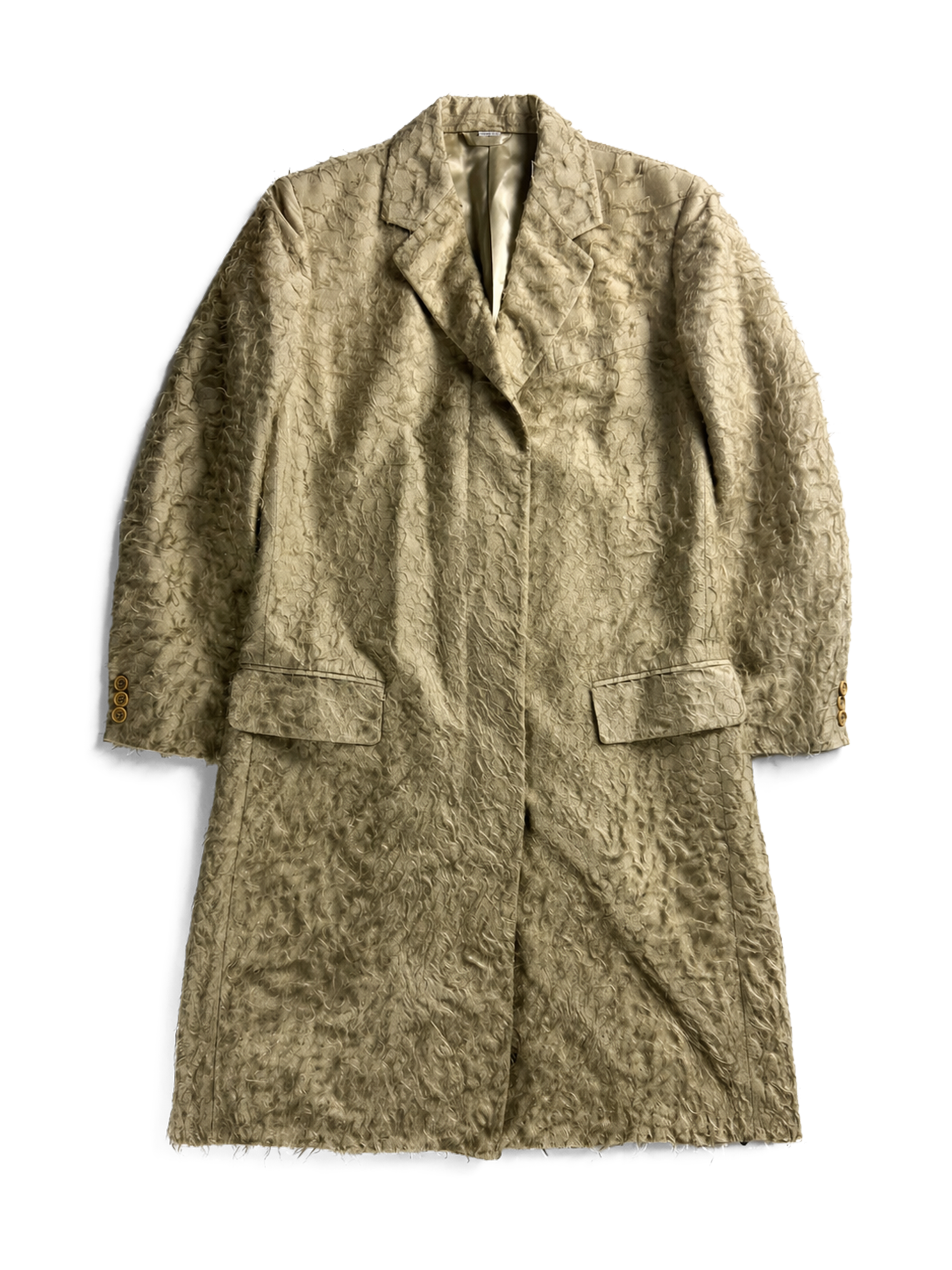 Helmut Lang Ivory Fringe Coat (Spring/Summer 1999) | FORM