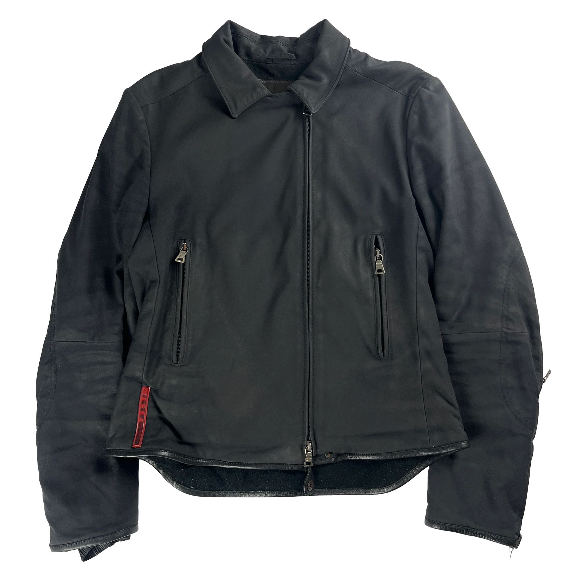 Prada Linea Rossa Riot Asymmetric Zipper Jacket FW 1999 - S