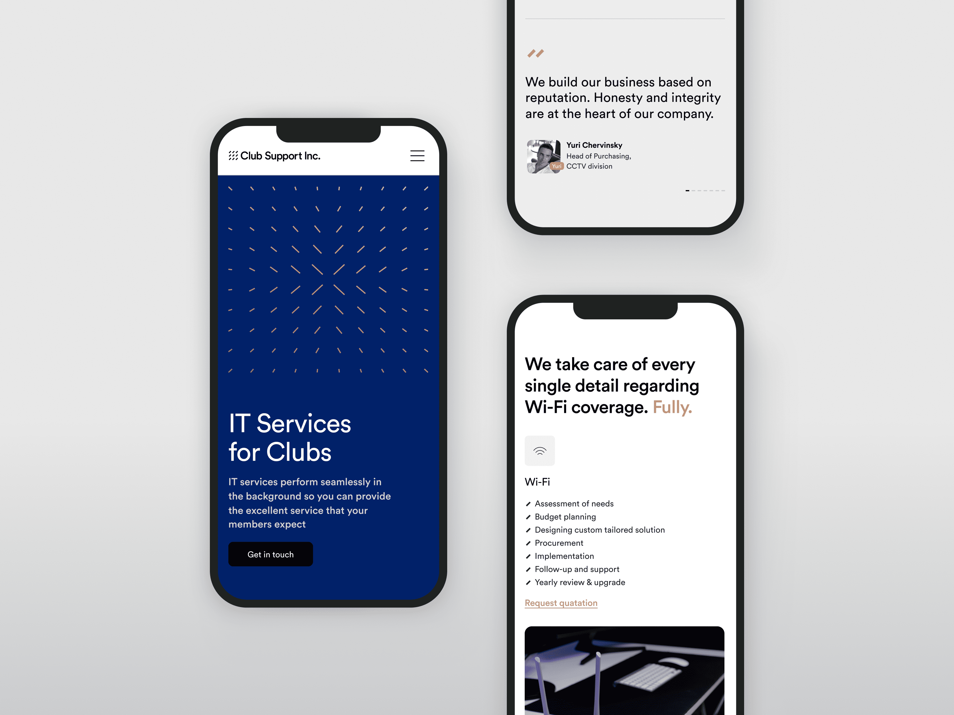 Club Support — slide 1