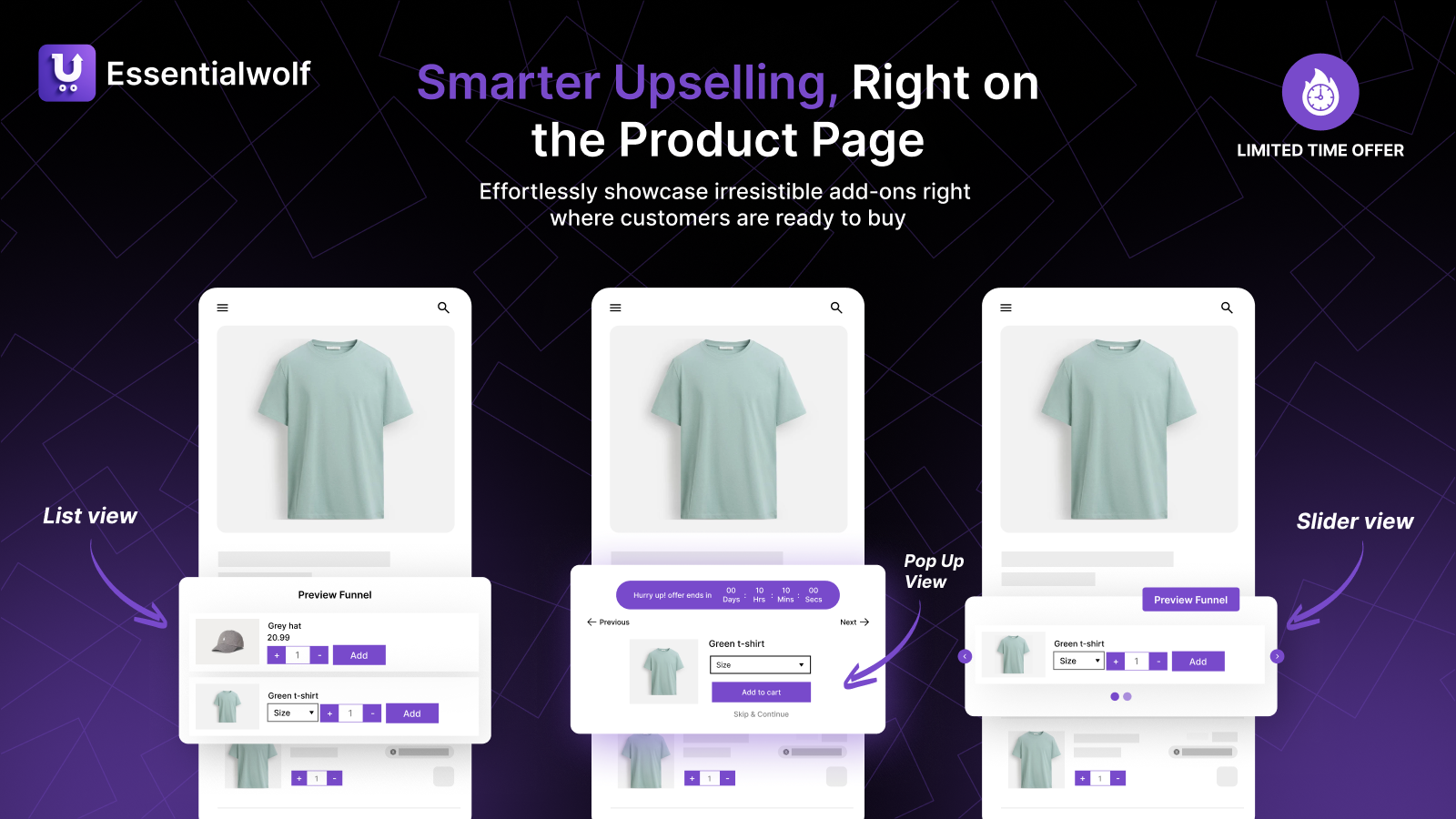 Upsell Essential Wolf screenshot 1