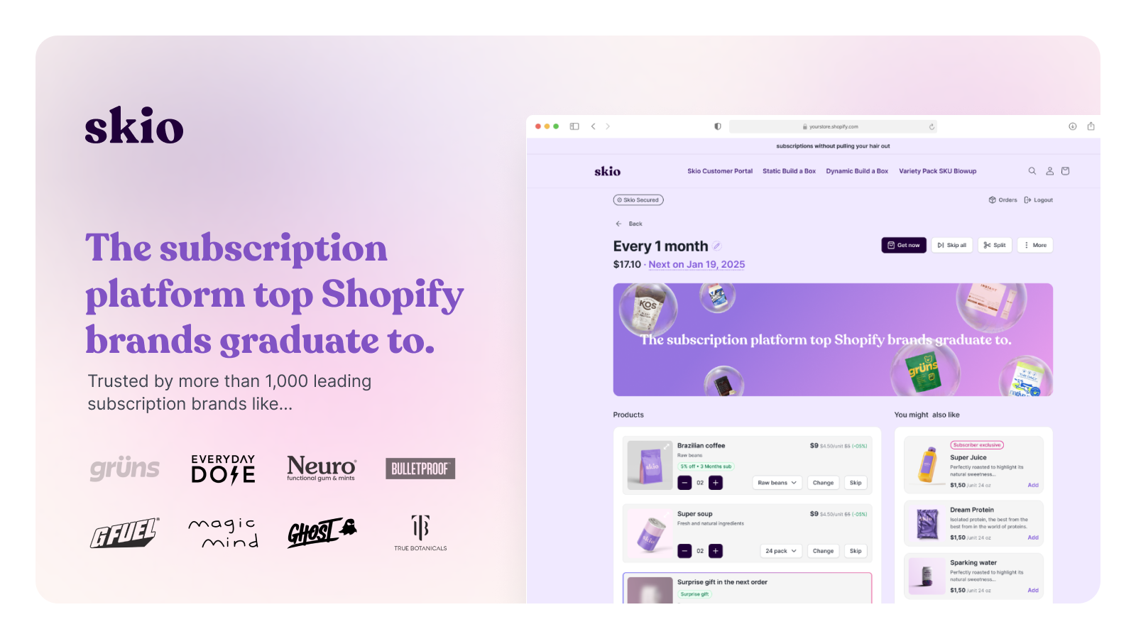 Skio Subscriptions screenshot 1