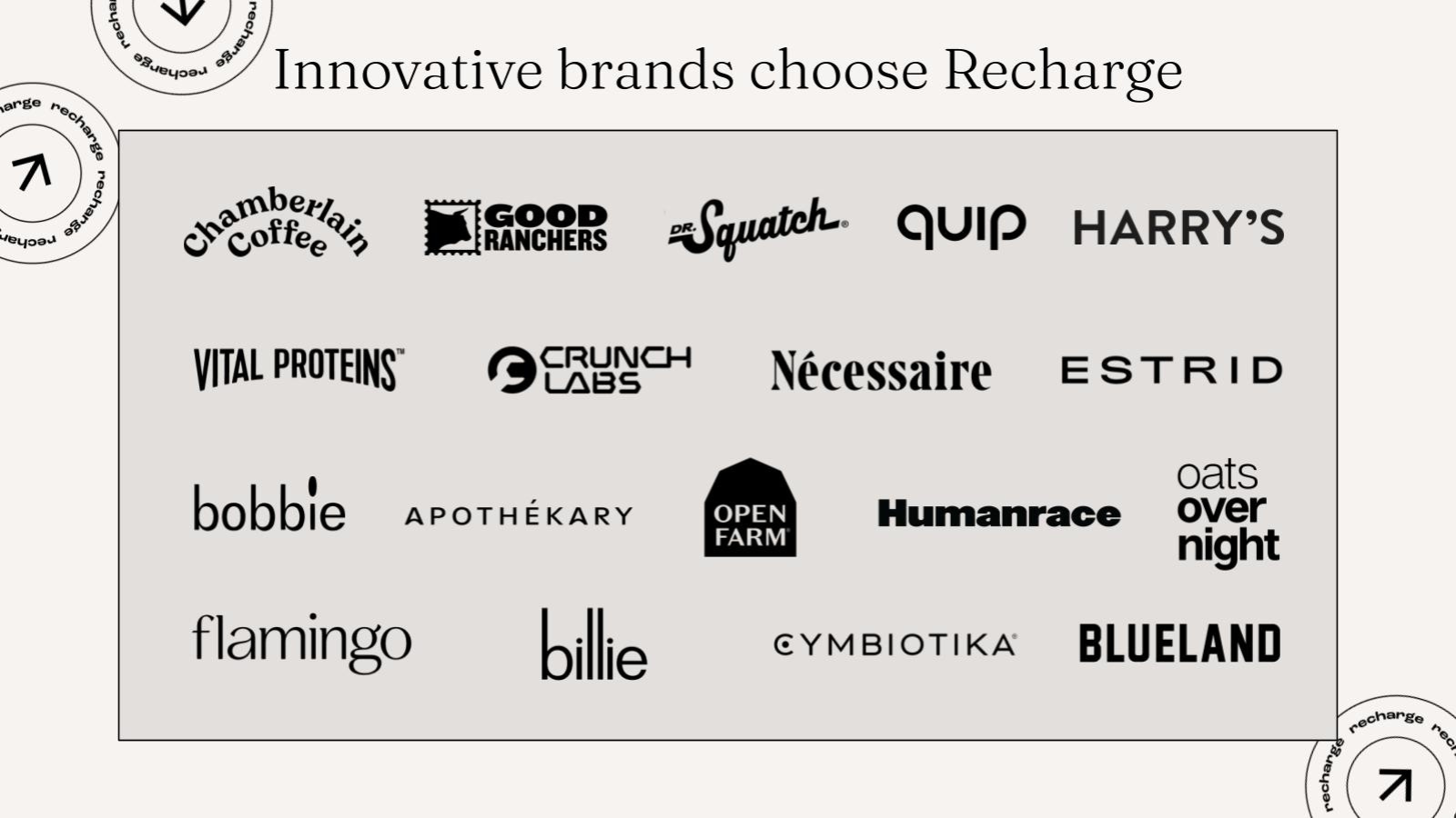 Recharge Subscriptions screenshot 1