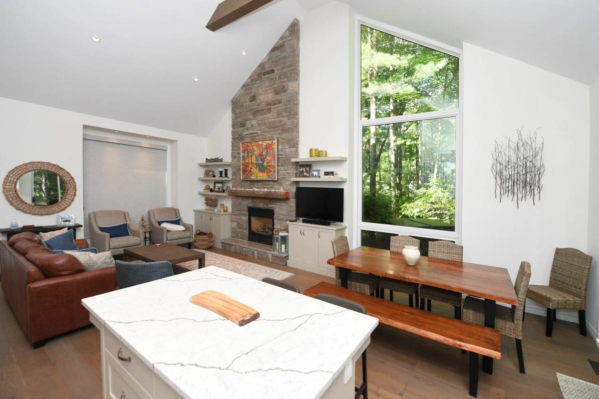 renovated living room