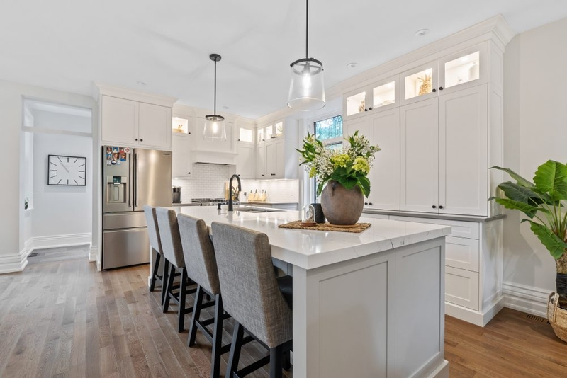 renovated white kitchen