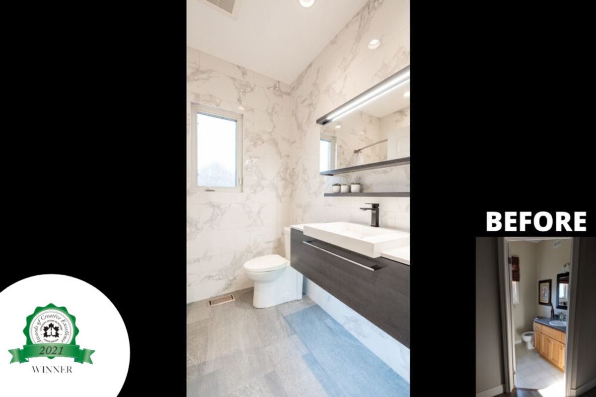 renovated bathroom