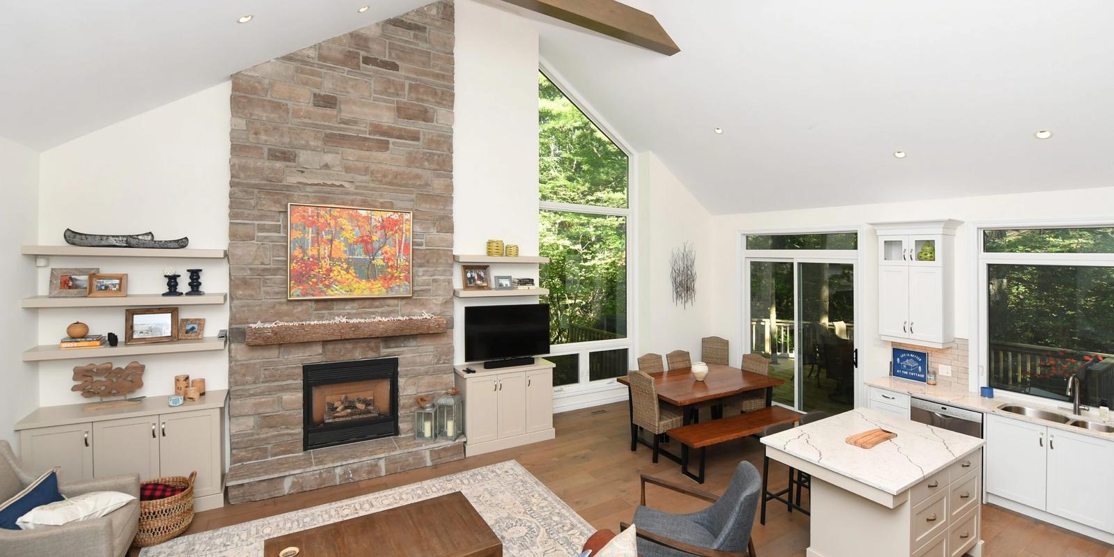 renovated living room
