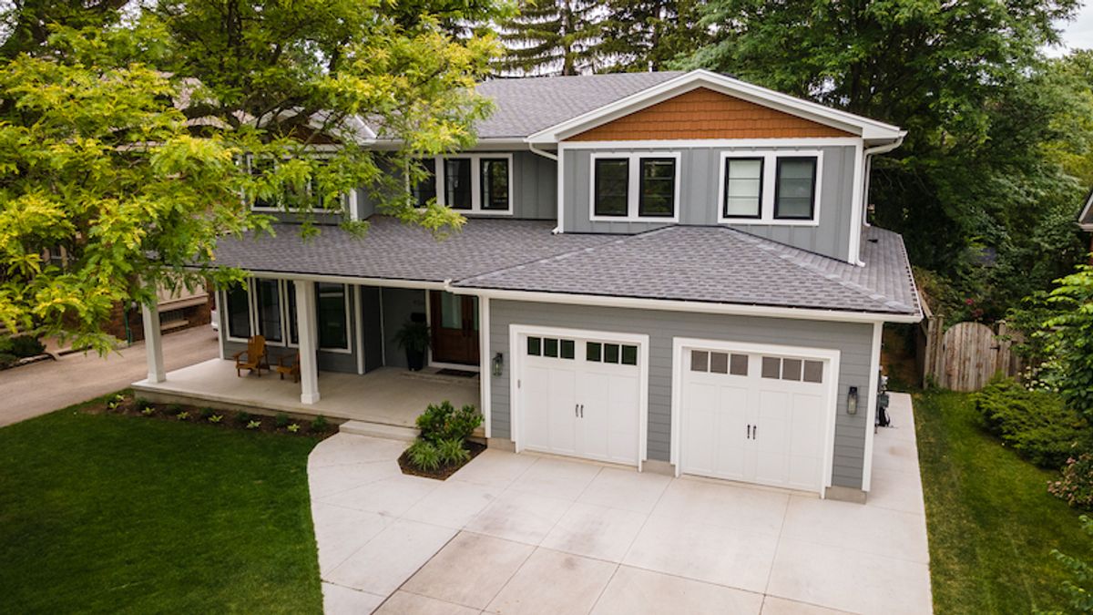front of home