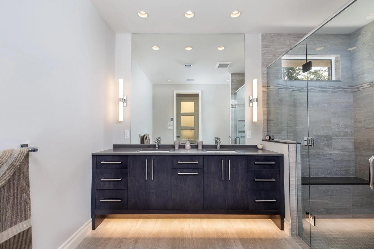 bathroom counter