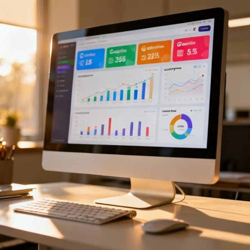 Analytics dashboard showing gamification metrics and learner engagement data