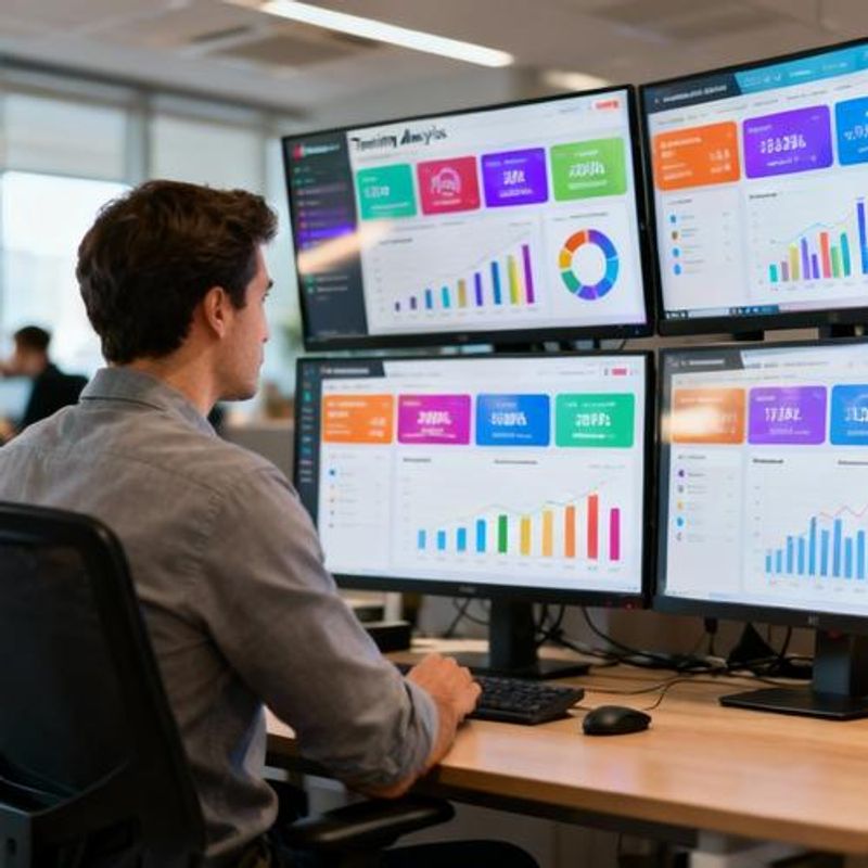 Training analytics dashboard showing gamification engagement metrics