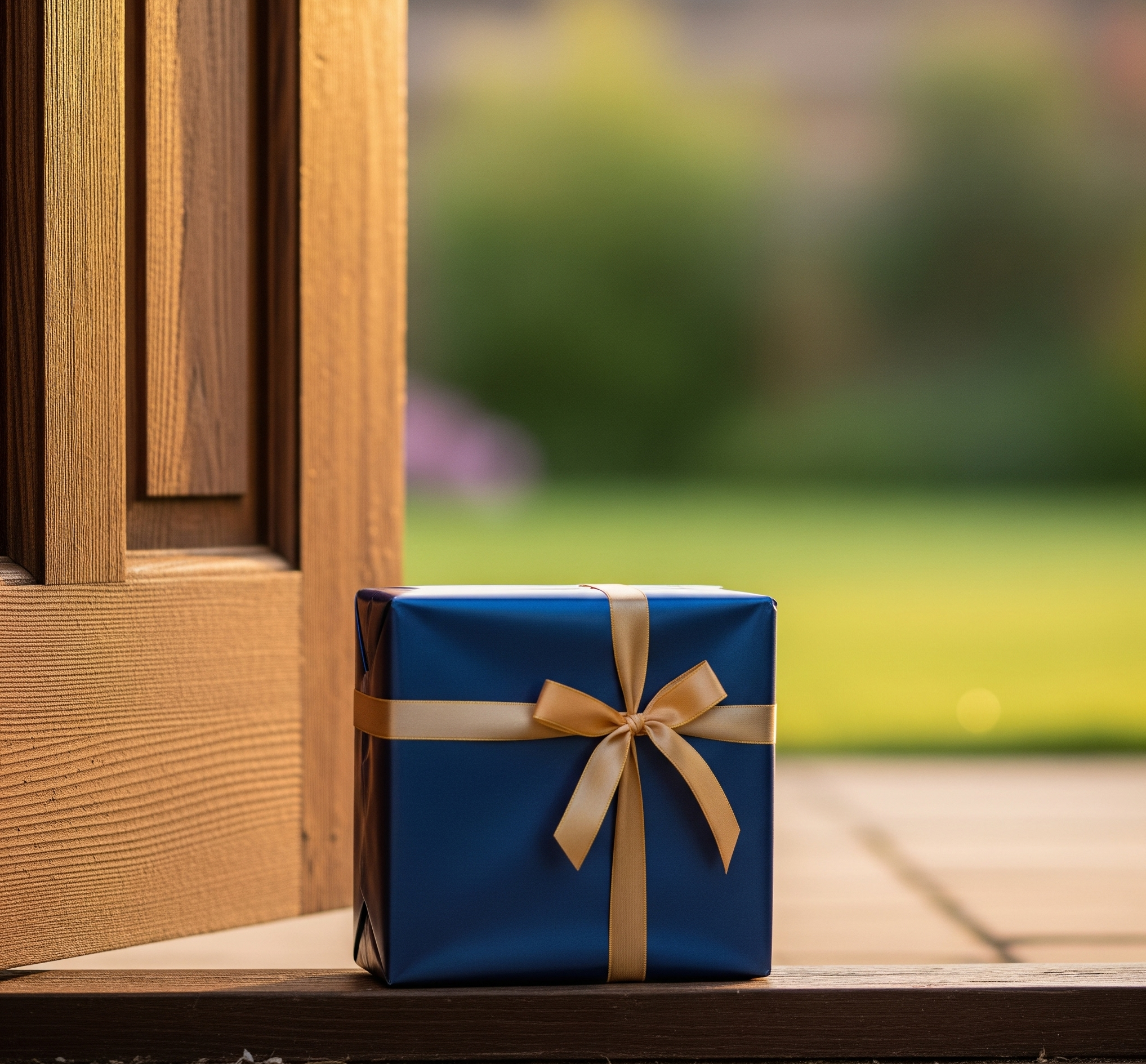 Engagement gift doorstep delivery