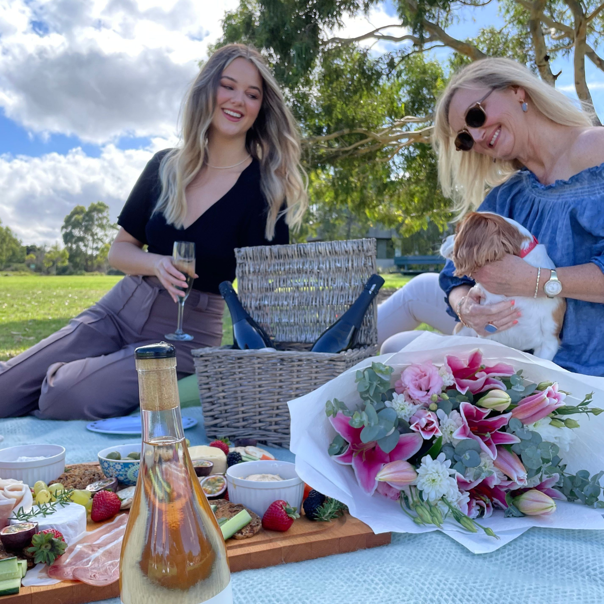 Opening personalised birthday gift box